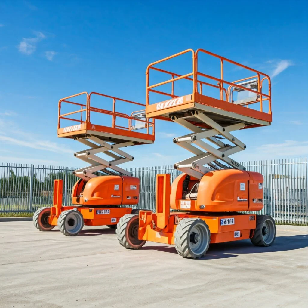 Scissor lift working in Mumbai